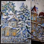 Акварель. Картины на заказ. Петрова Анна.Живопись акварель.